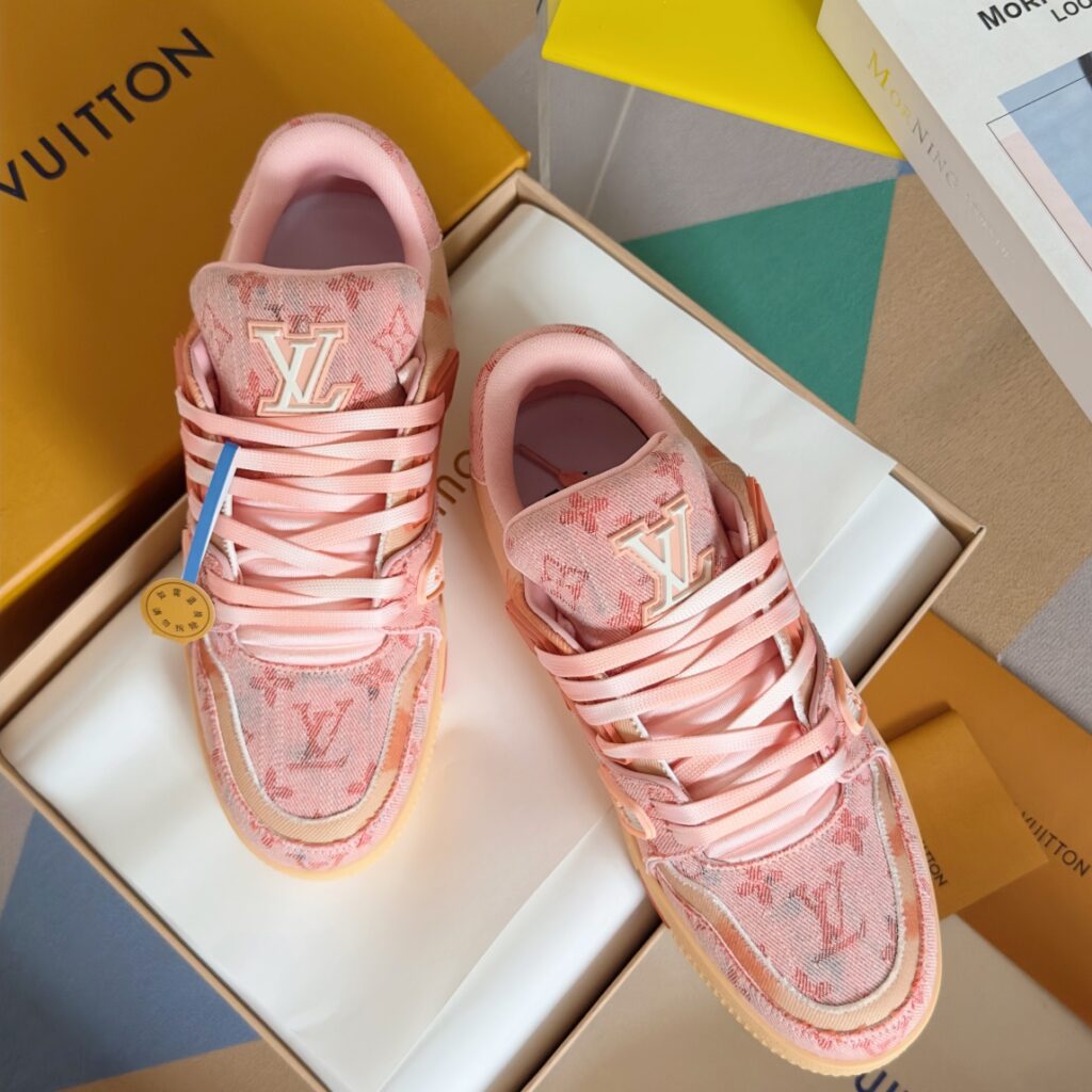 ルイ・ヴィトン「LV Trainer」クラシックシリーズ ファッショントレンドカジュアルスニーカー