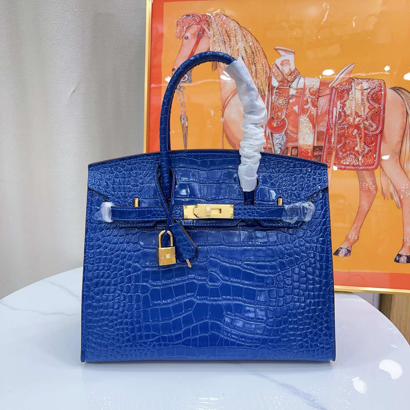 エルメス バーキン 25/30/35 バッグ クロコダイルエンボス「Birkin Bag」