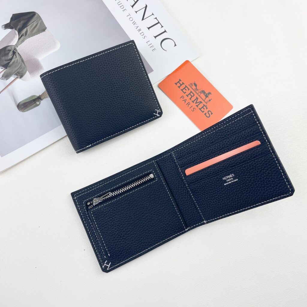 【厳選新入荷】エルメス H Sellier クラシック二つ折り短財布「ラグジュアリー普段携帯ウォレット」
