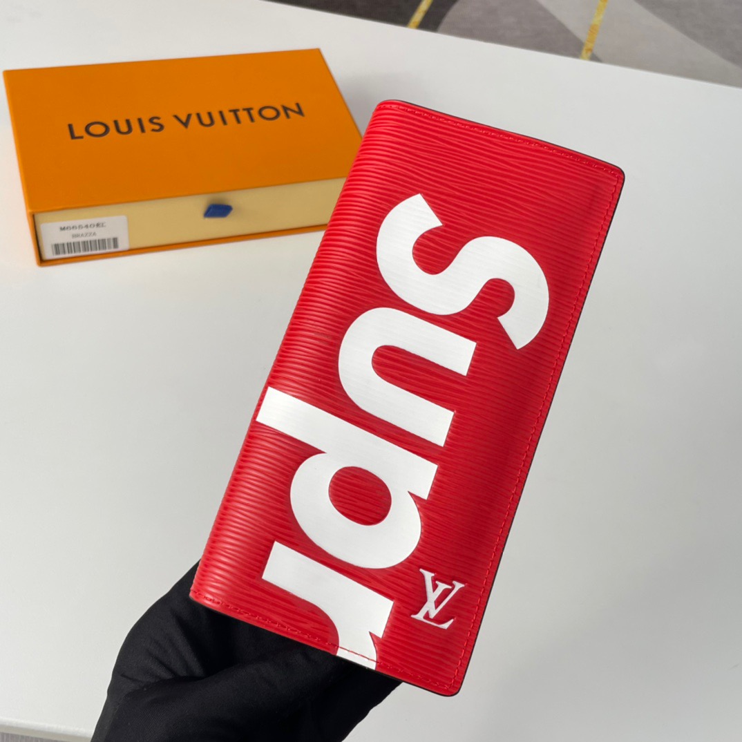 ルイ・ヴィトン「LV x Supreme」 コラボ ブラッツァ・ウォレット