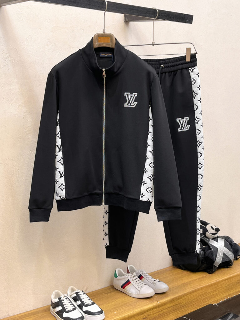 ルイ・ヴィトン「Louis Vuitton」秋冬カジュアルカーディガンスポーツセット
