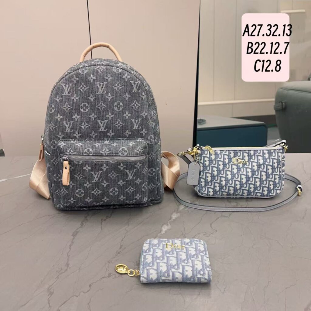 【超豪華 3 点セット】LV バックパック ×Dior ショルダー & 財布！今だけの特別価格！