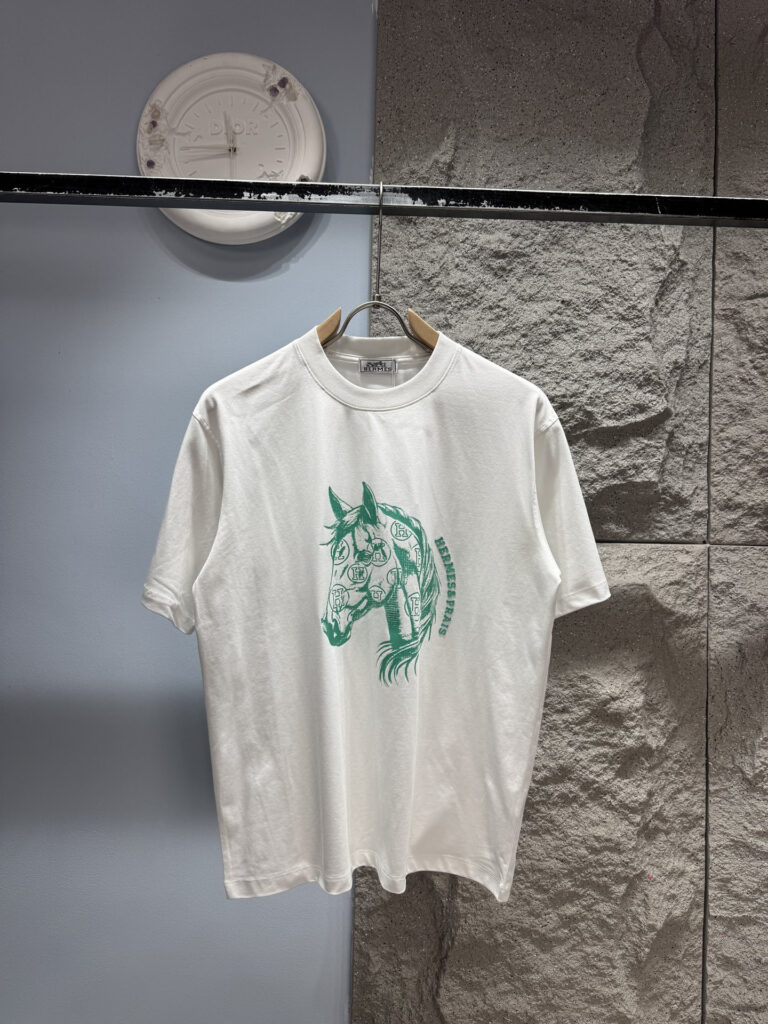 エルメス「Hermès」 クルーネックTシャツ 軽やかな着心地 春夏新作