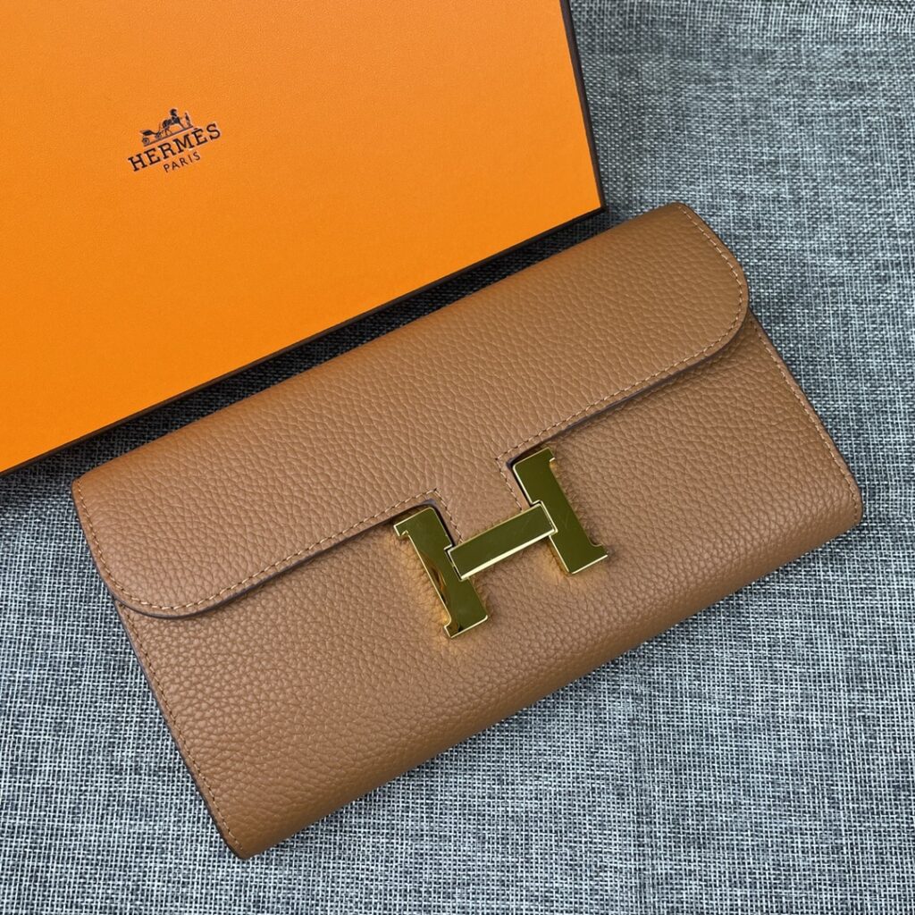【新入荷】エルメス Constance H 金具レザー財布「名シリーズ定番ウォレット」