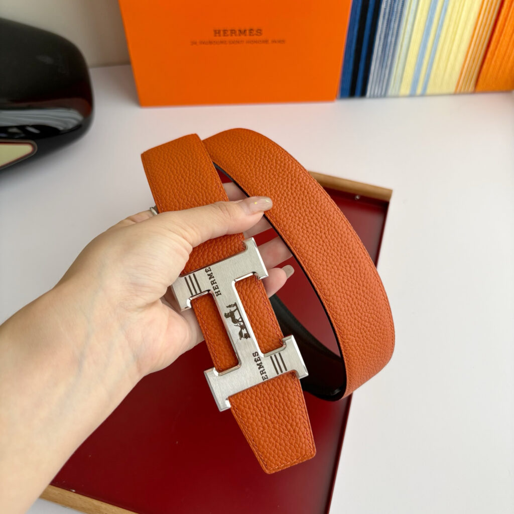 【限定入荷】Hermès フレンチ紳士ベルト「全長約 100cm」