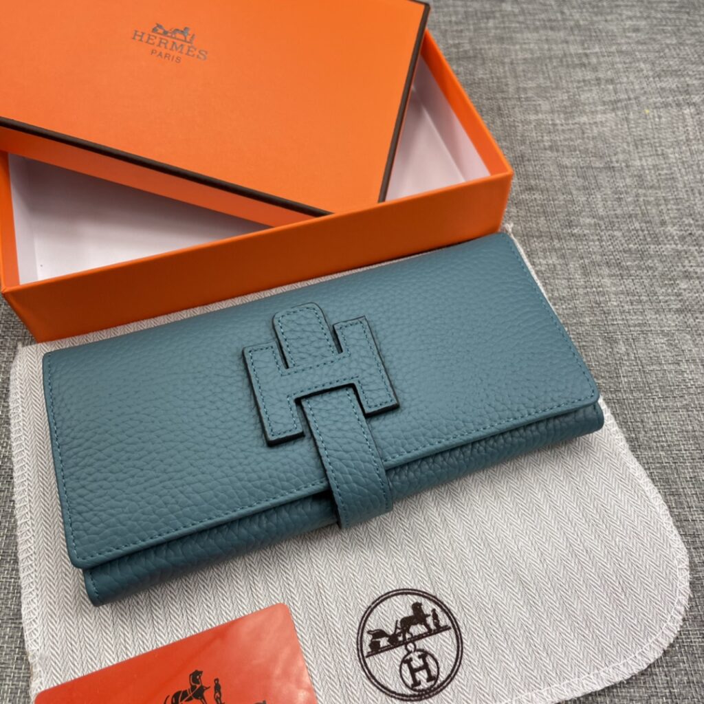 【限定新入荷】エルメス Jige Élan ロングレザークラッチ財布「上質本革仕様」