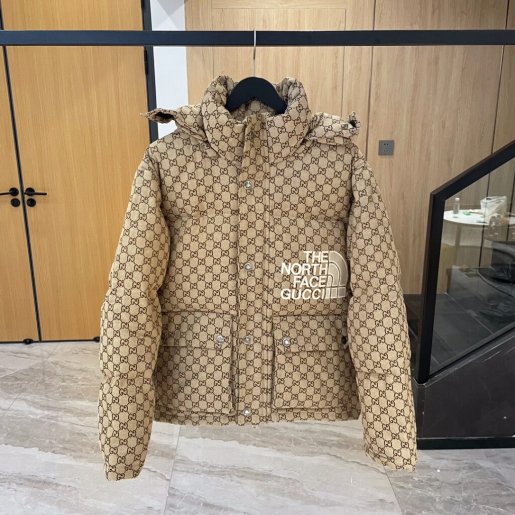 【特価人気商品】ザ・ノースフェイス x グッチ コラボファッションダウンジャケット