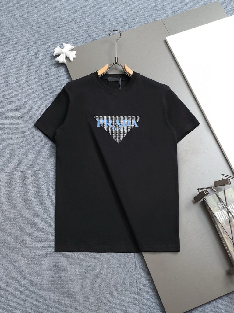 プラダ Prada メンズ クラシックロゴ クルーネックTシャツ