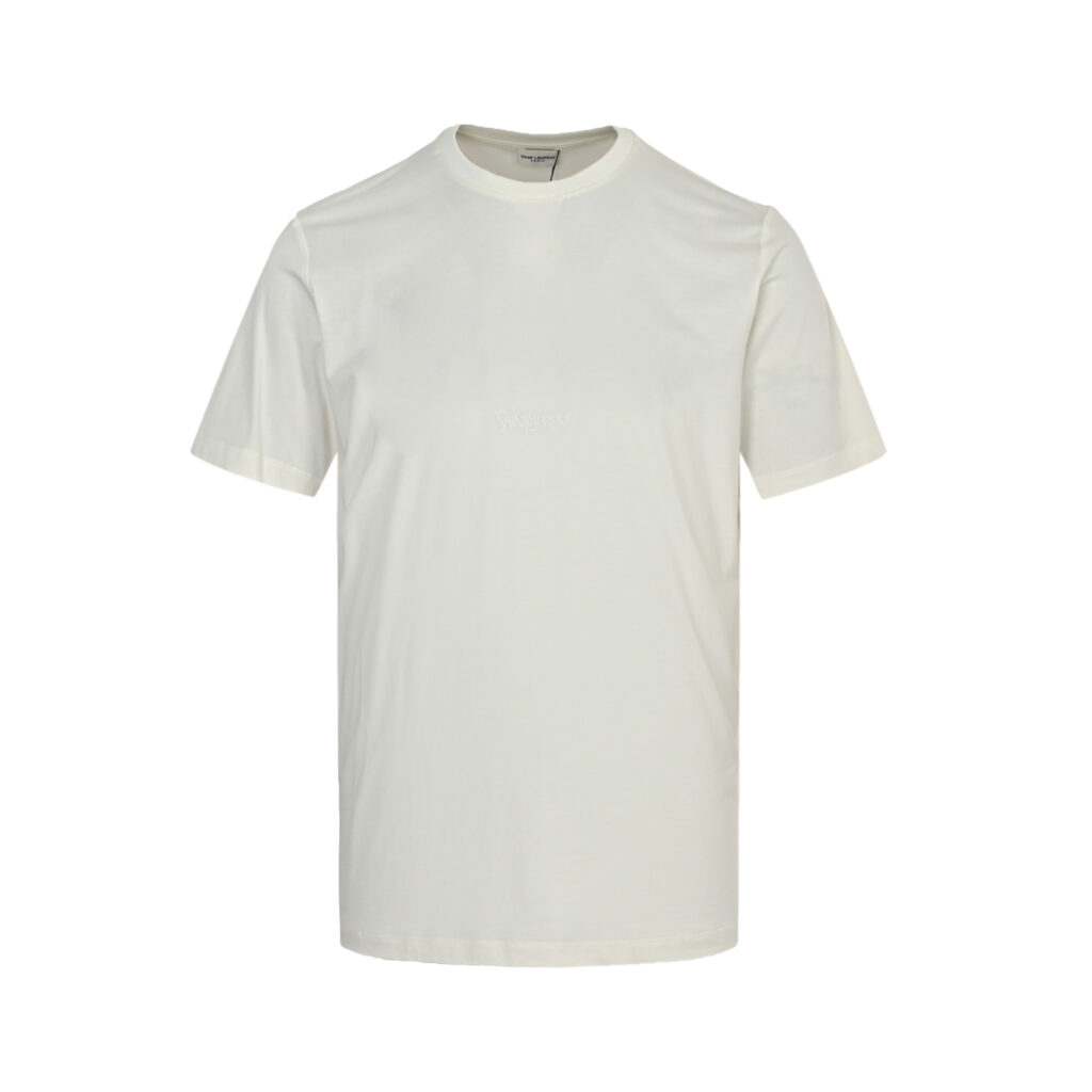 サンローラン Saint Laurent チェストロゴ エンブロイダリー Tシャツ