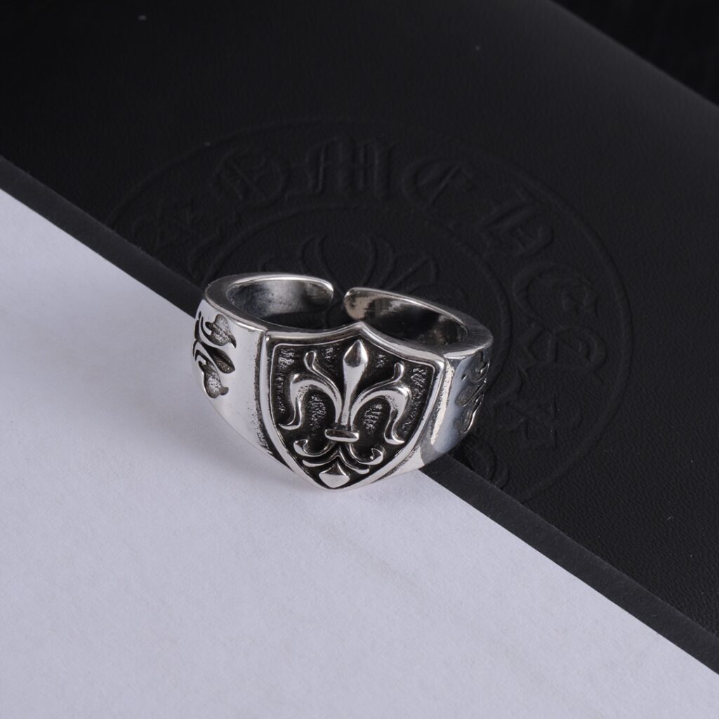 クロムハーツ「Chrome Hearts」クラシックヴィンテージ＆モダンリング - フリーサイズ