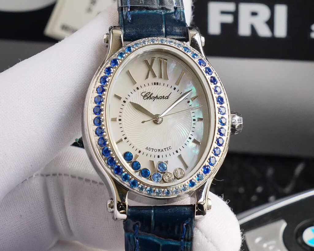 ショパール「Chopard」ハッピースポーツ オーバル メンズウォッチ36MM