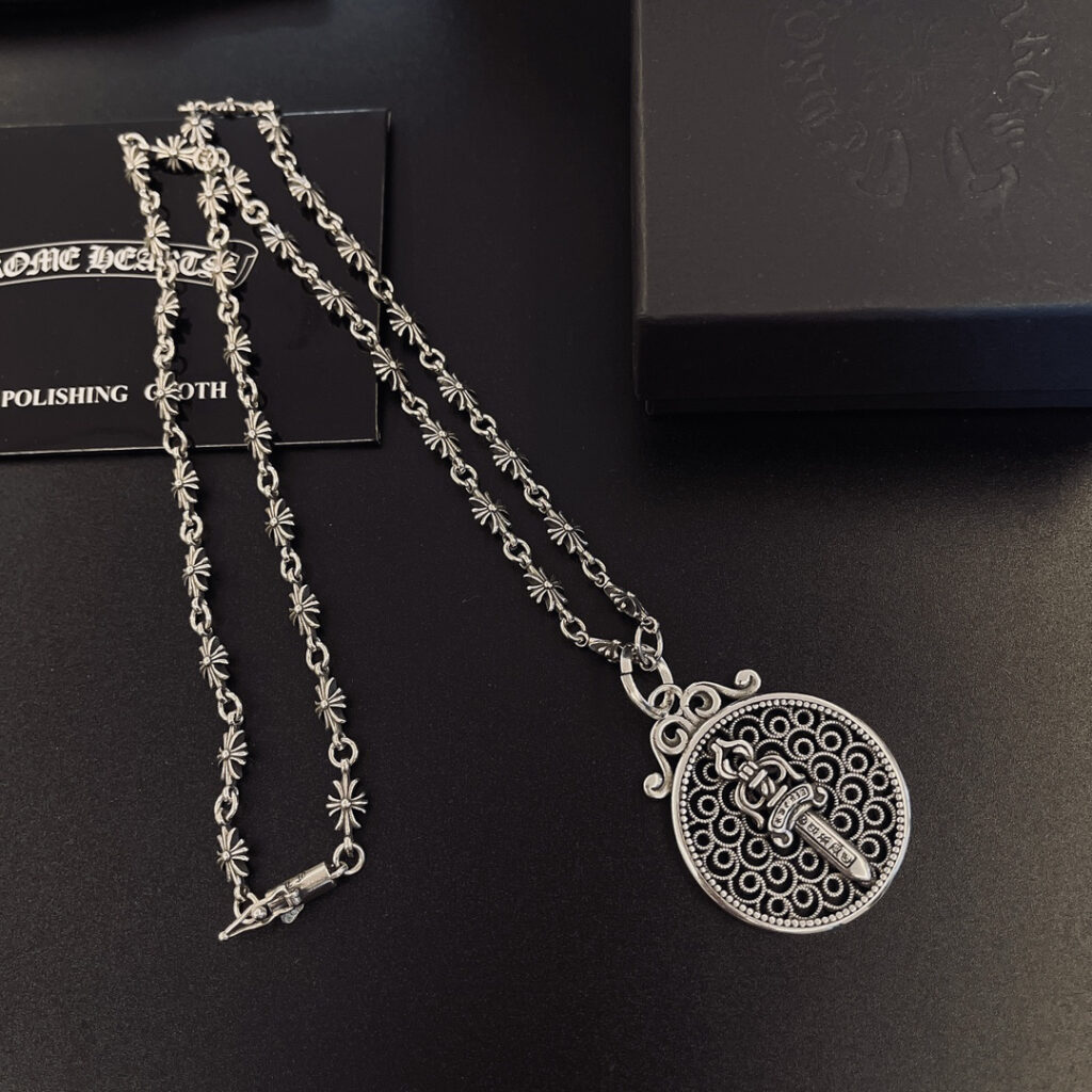 クロムハーツ「Chrome Hearts」シンプルペンダントネックレス - ユニセックス