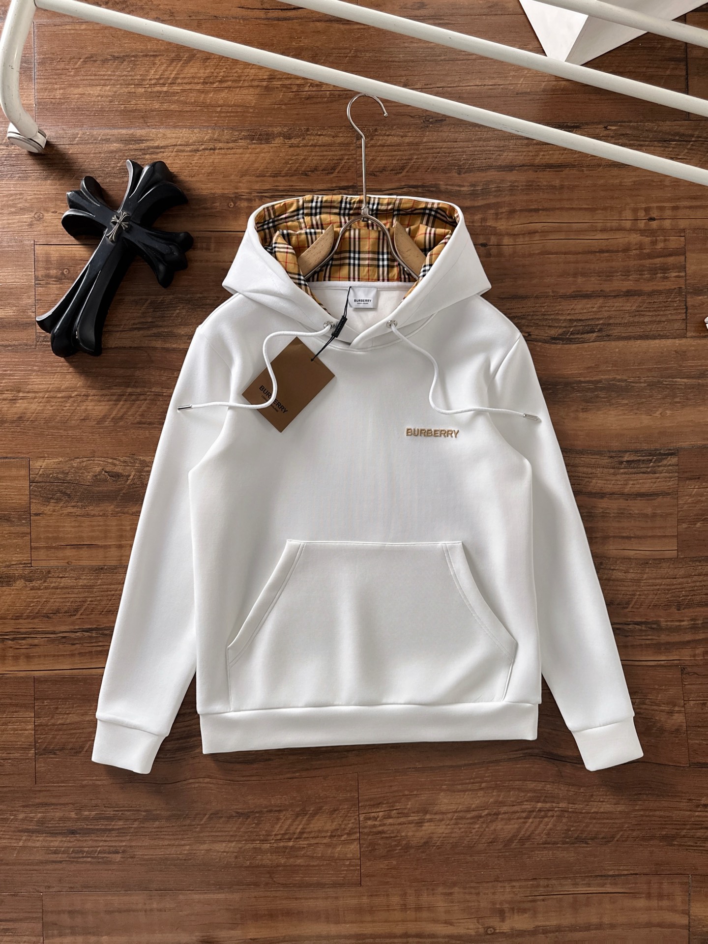バーバリー「Burberry」メンズ フード付きスウェット