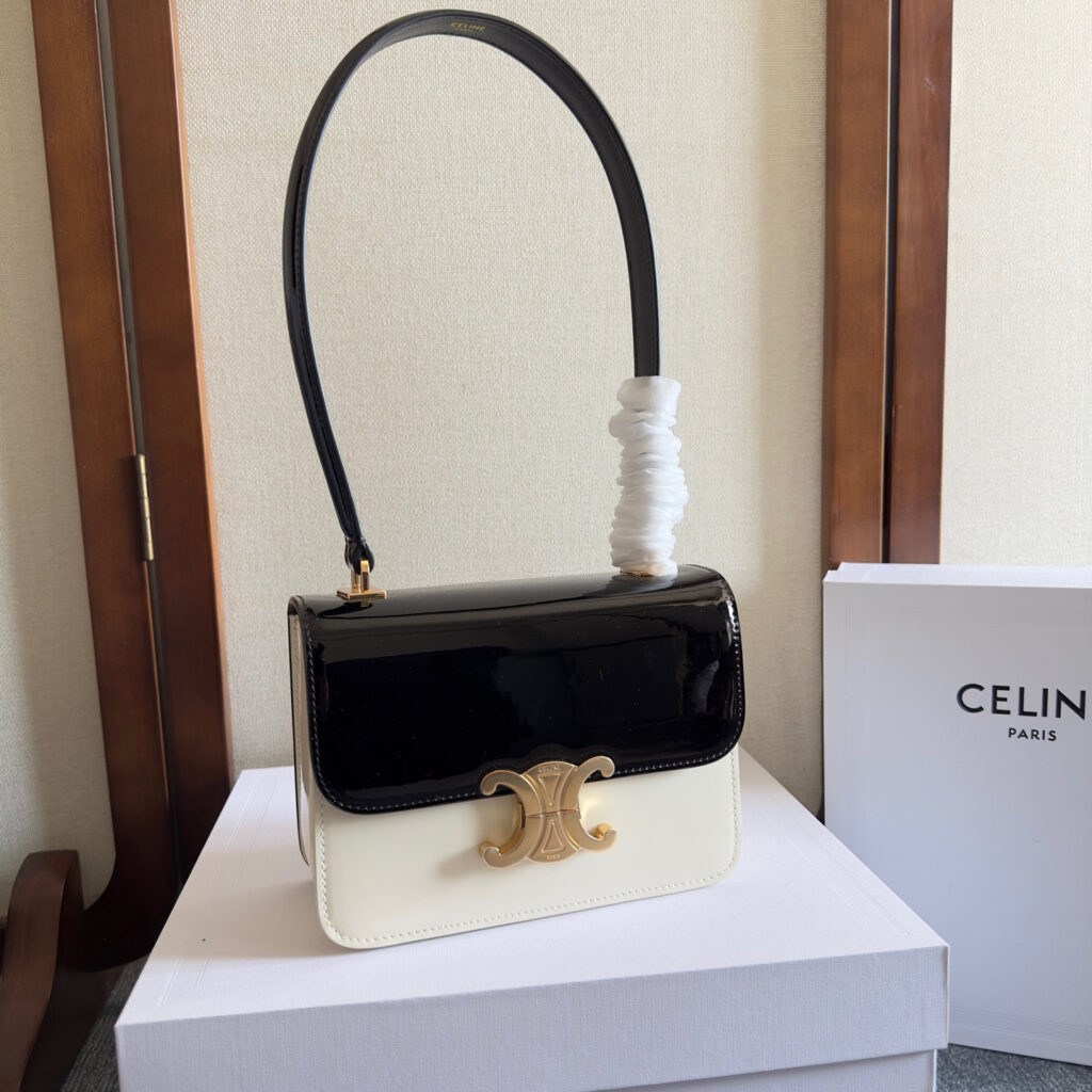 セリーヌ「Celine」TEEN GARANCE レザー ショルダーバッグ