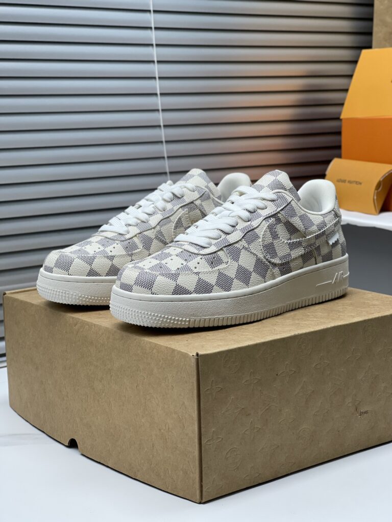 ルイ・ヴィトン x ナイキ Air Force 1 Low 限定クラシック ローカットコラボトレンドスニーカー「LV Nike」