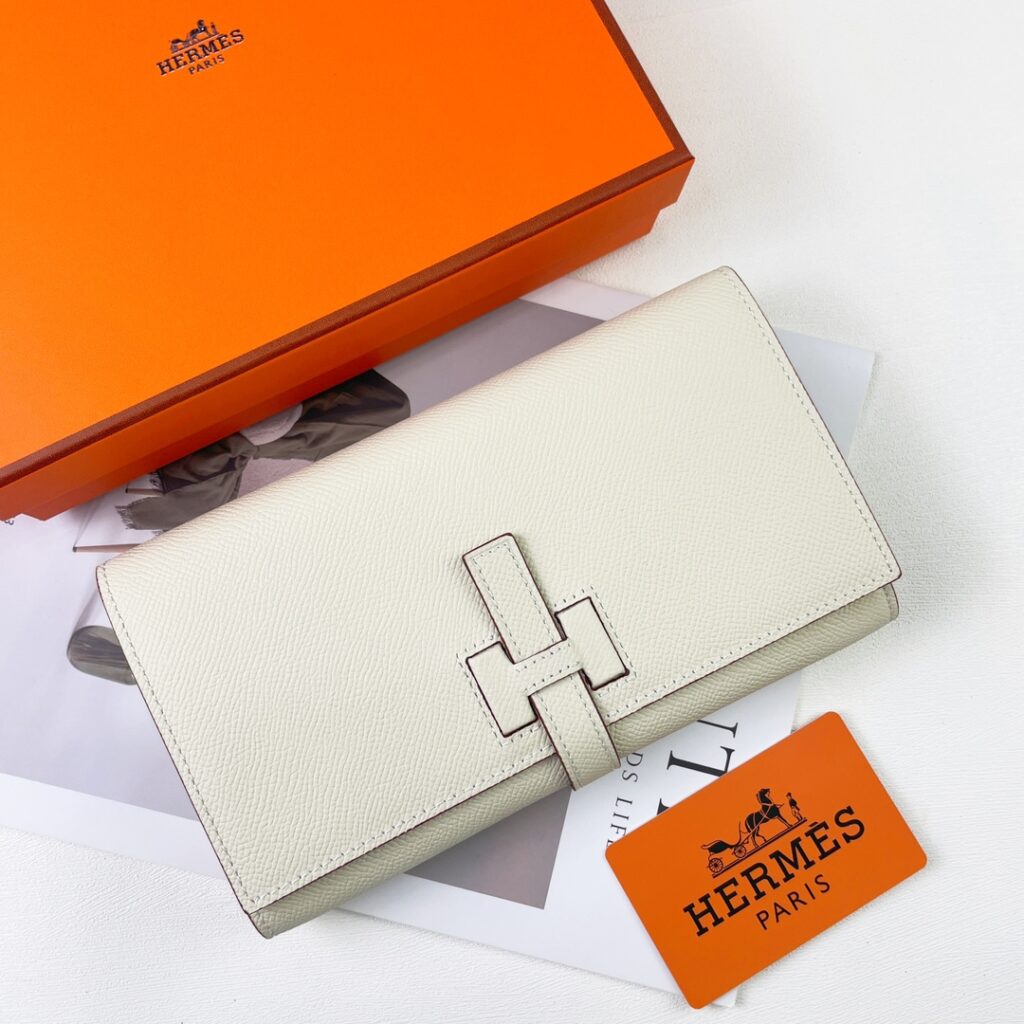 エルメス New H Passant トゥータンマン ウォレット