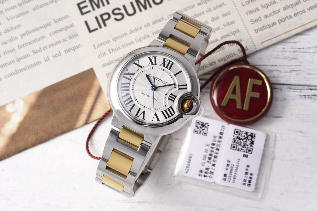カルティエ［Cartier］バロン ブルー ドゥ 自動巻き腕時計 33mm
