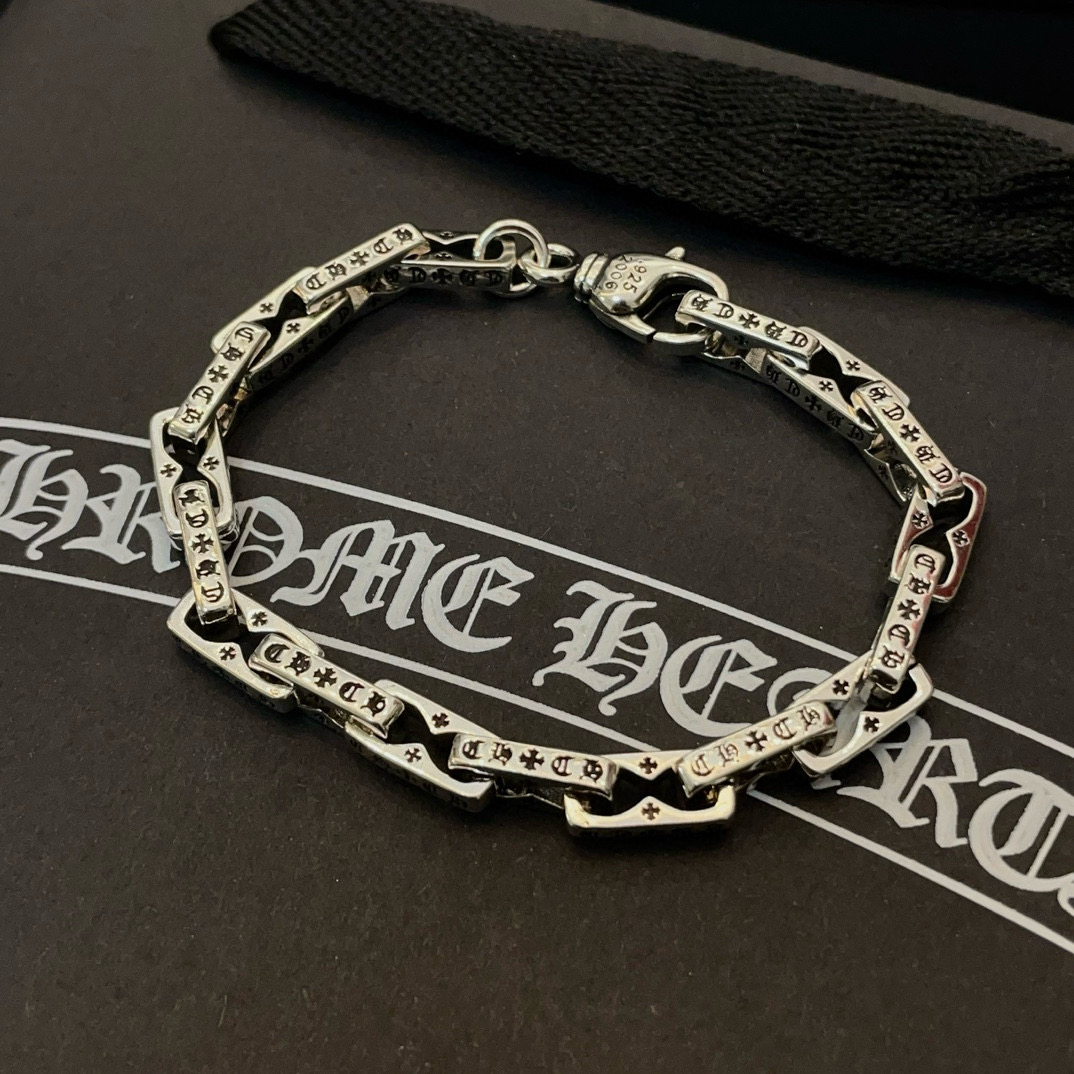 クロムハーツ「Chrome Hearts」ブレスレット - ヴィンテージ&ロックテイスト ペア用