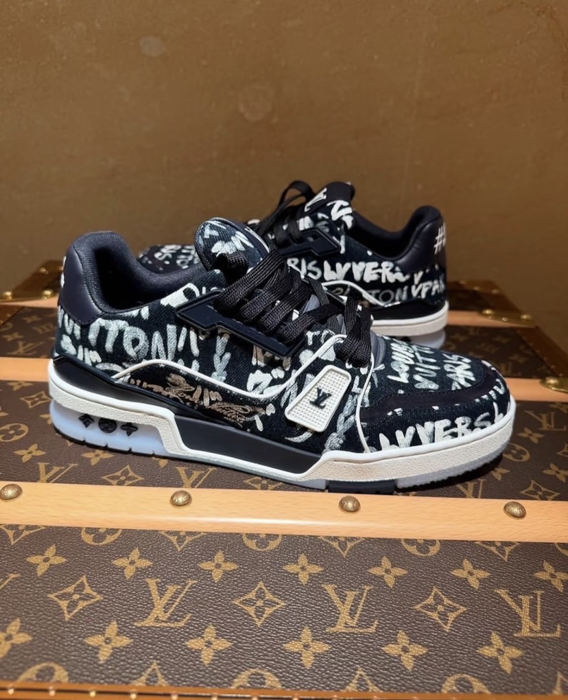 ルイ・ヴィトン「LV Trainer」クラシックシリーズ ファッショントレンドカジュアルスニーカー