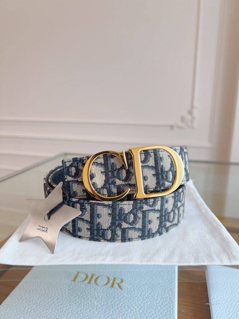ディオール Dior 30 Montaigne CD 両面使いベルト 35mm(全長 100cm)
