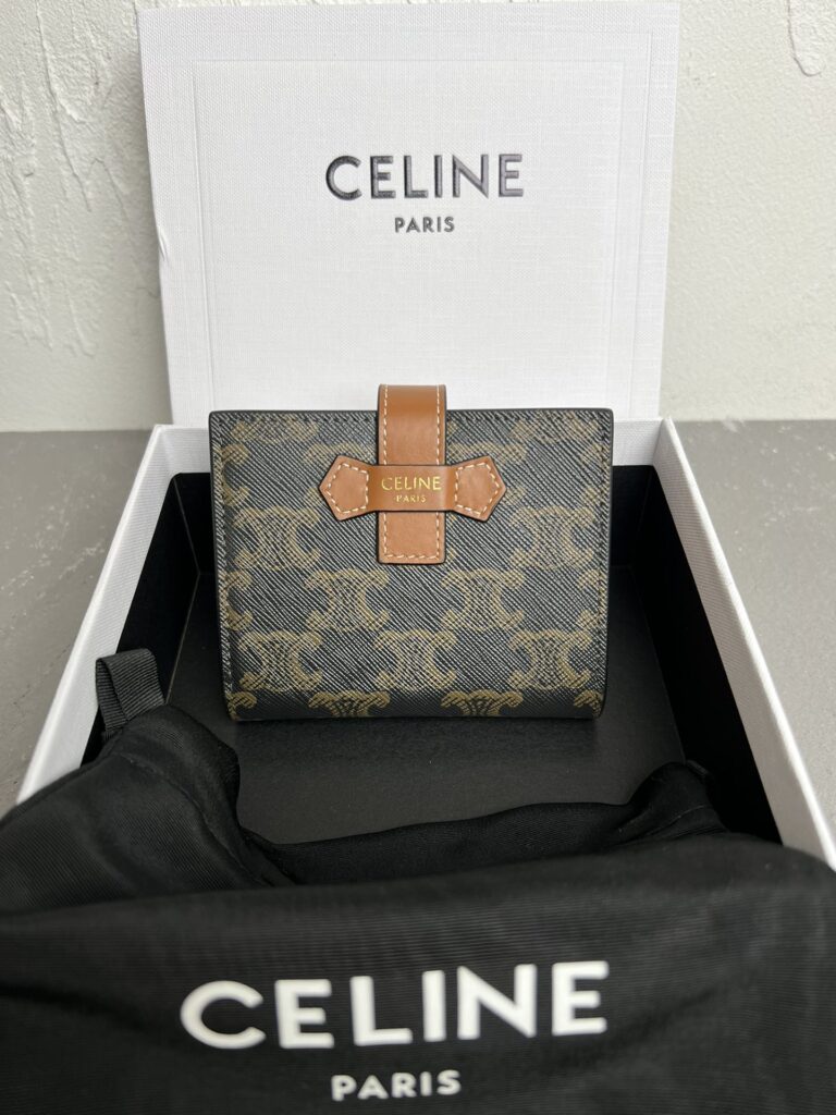セリーヌ「Celine」ジュエリーポーチ / トリオンフキャンバス&カーフスキン