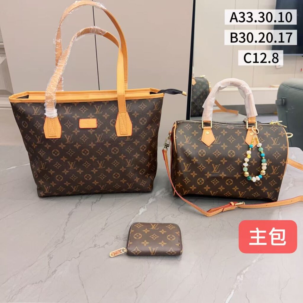 「ルイ・ヴィトン」LOUIS VUITTON モノグラム トートバッグ＋ボストンバッグ＋コインケース 3 点セット 限定セール