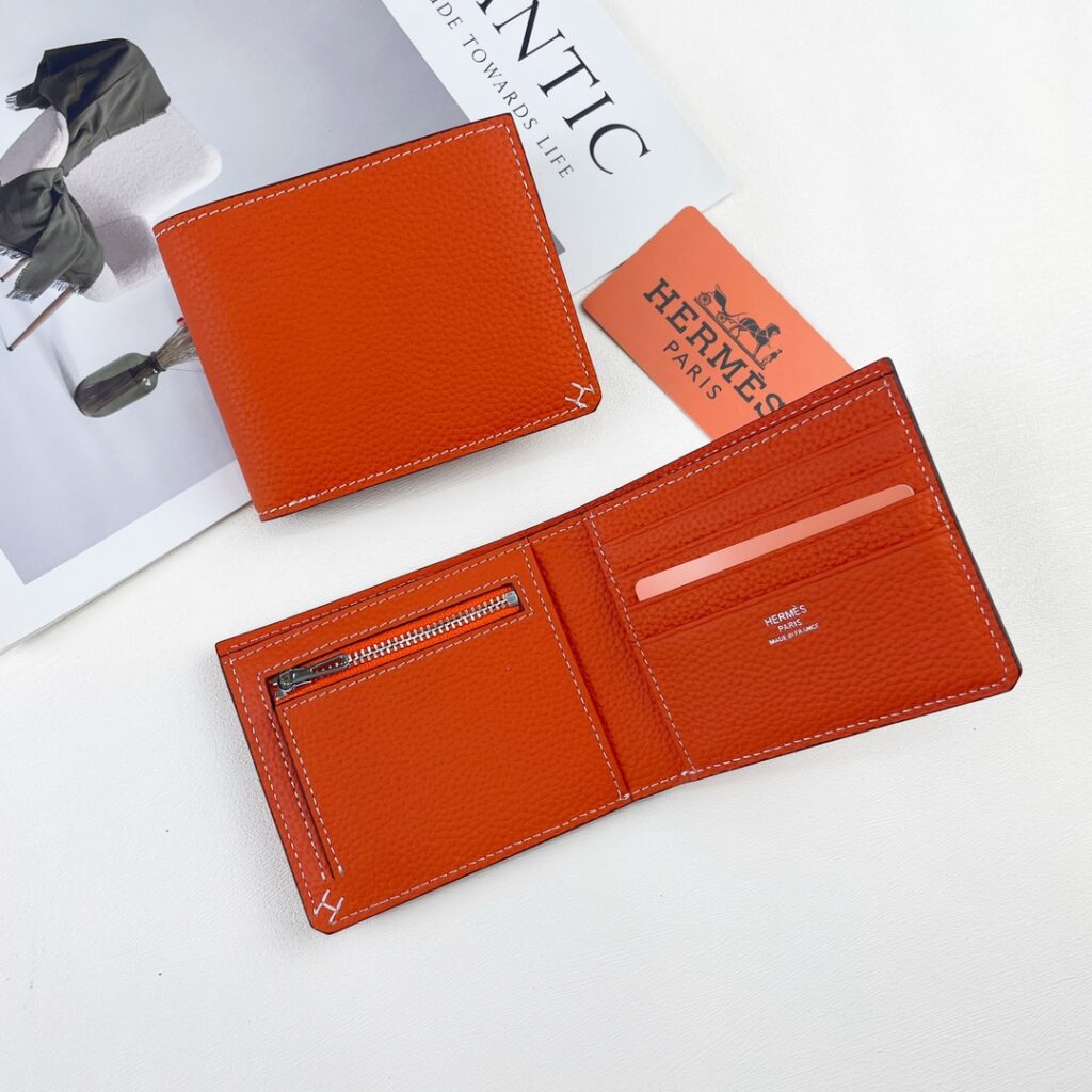 【厳選新入荷】エルメス H Sellier クラシック二つ折り短財布「ラグジュアリー普段携帯ウォレット」