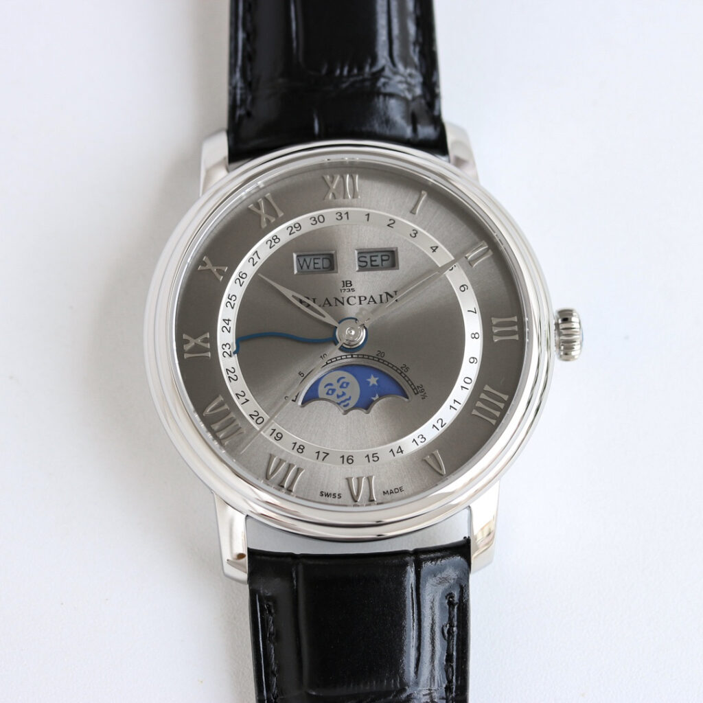 ブランパン「Blancpain」ヴィルレ コンプリートカレンダー ムーンフェイズ自動巻き腕時計40mm