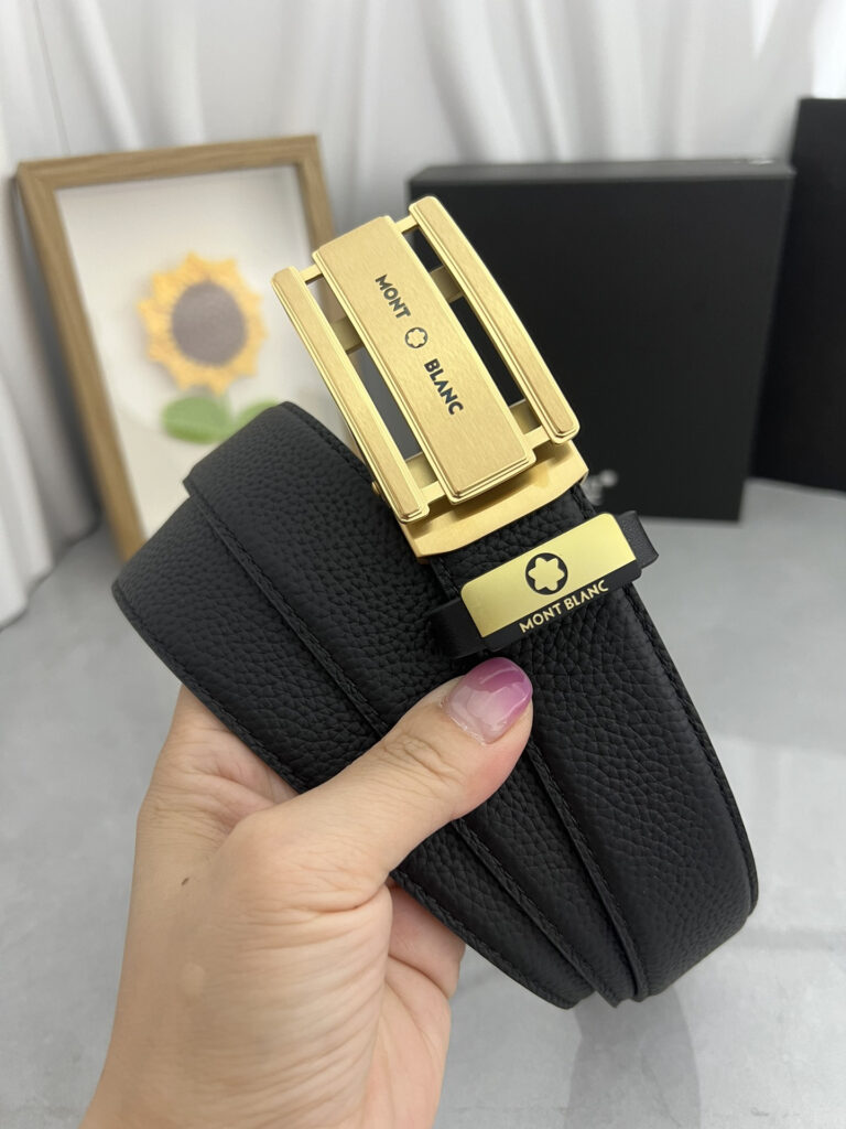 【厳選在庫】Montblanc ビジネスマン正装ベルト「全長約 100cm」