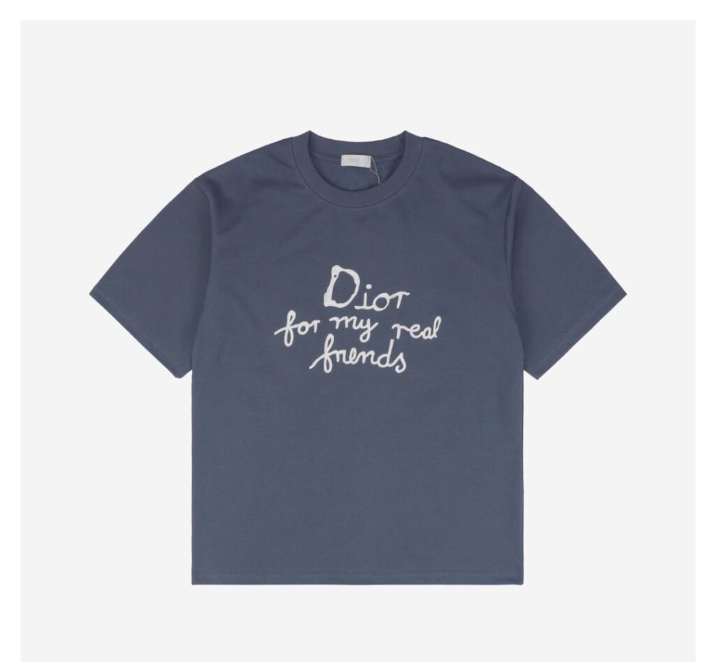 ディオール Dior 24SS Dio47 ロゴ刺繍Tシャツ