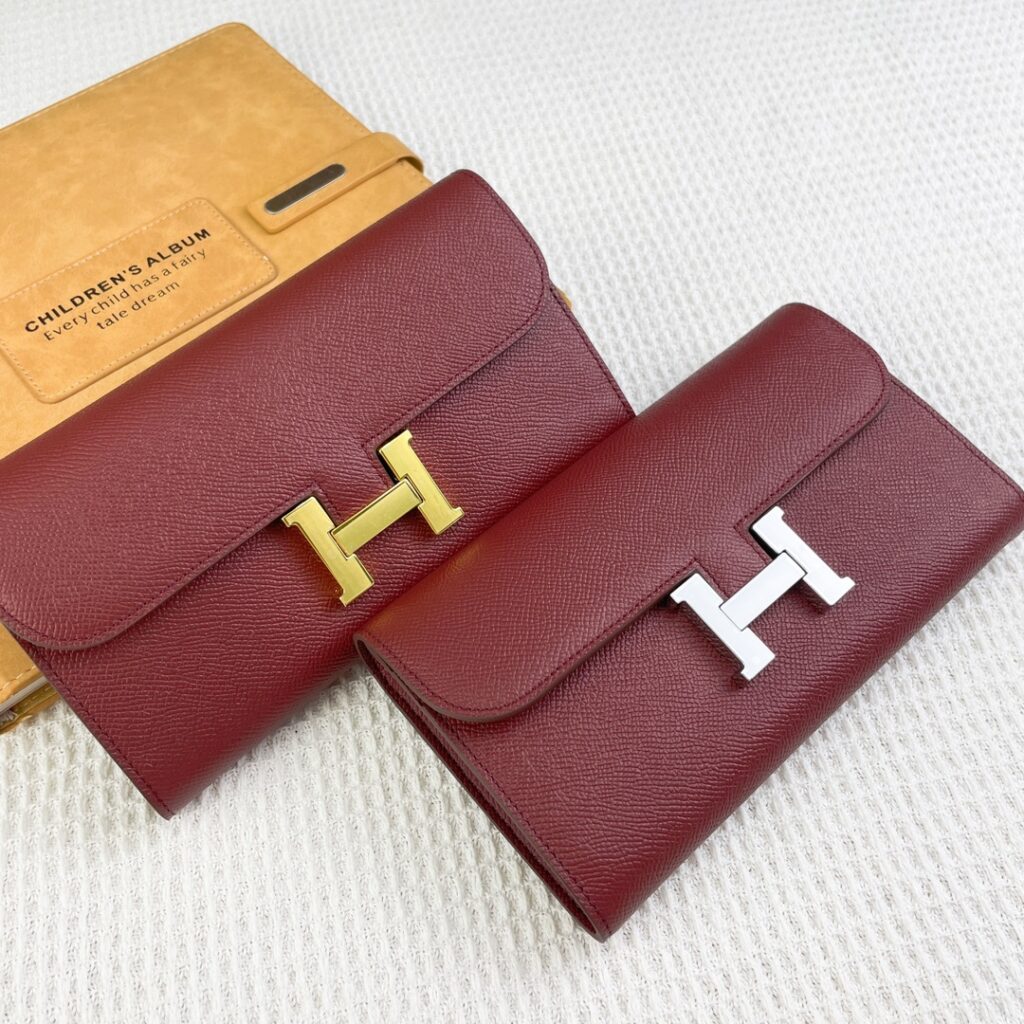 【限定新入荷】Hermès 高級レザー長財布「Constance Wallet」