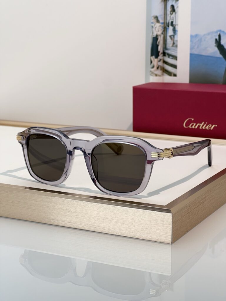 【高級品入庫】Cartier クラシカル貴族風サングラス「上質フレーム」