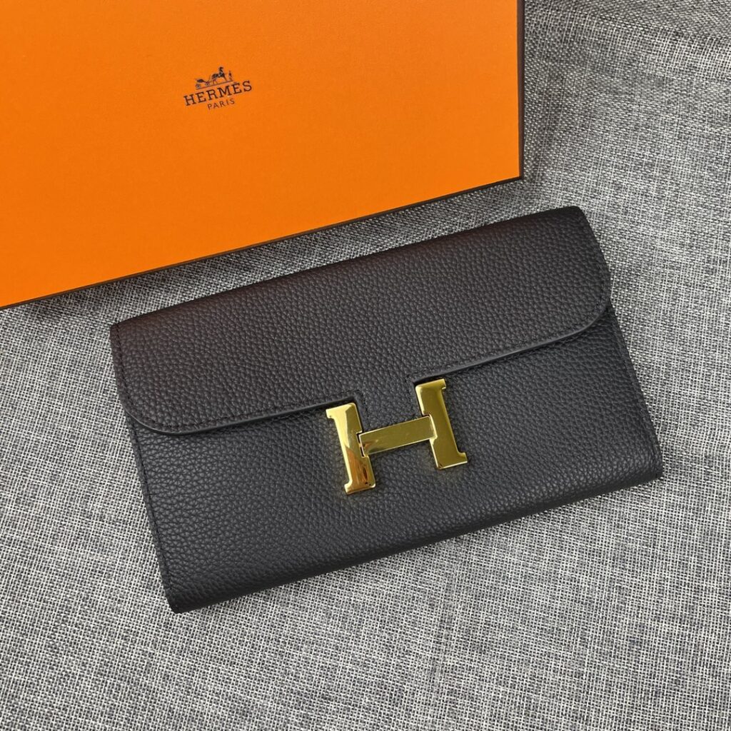 【新入荷】エルメス Constance H 金具レザー財布「名シリーズ定番ウォレット」