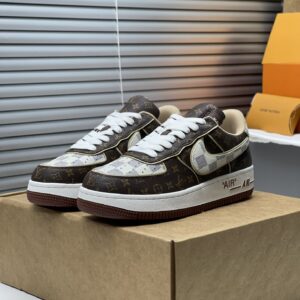 ルイ・ヴィトン x ナイキ Air Force 1 Low 限定クラシック ローカットコラボトレンドスニーカー「LV Nike」