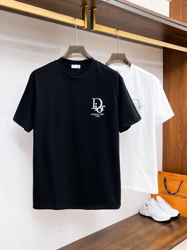 ディオール Dior 25SS プレミアム エンブロイダリー ロゴTシャツ