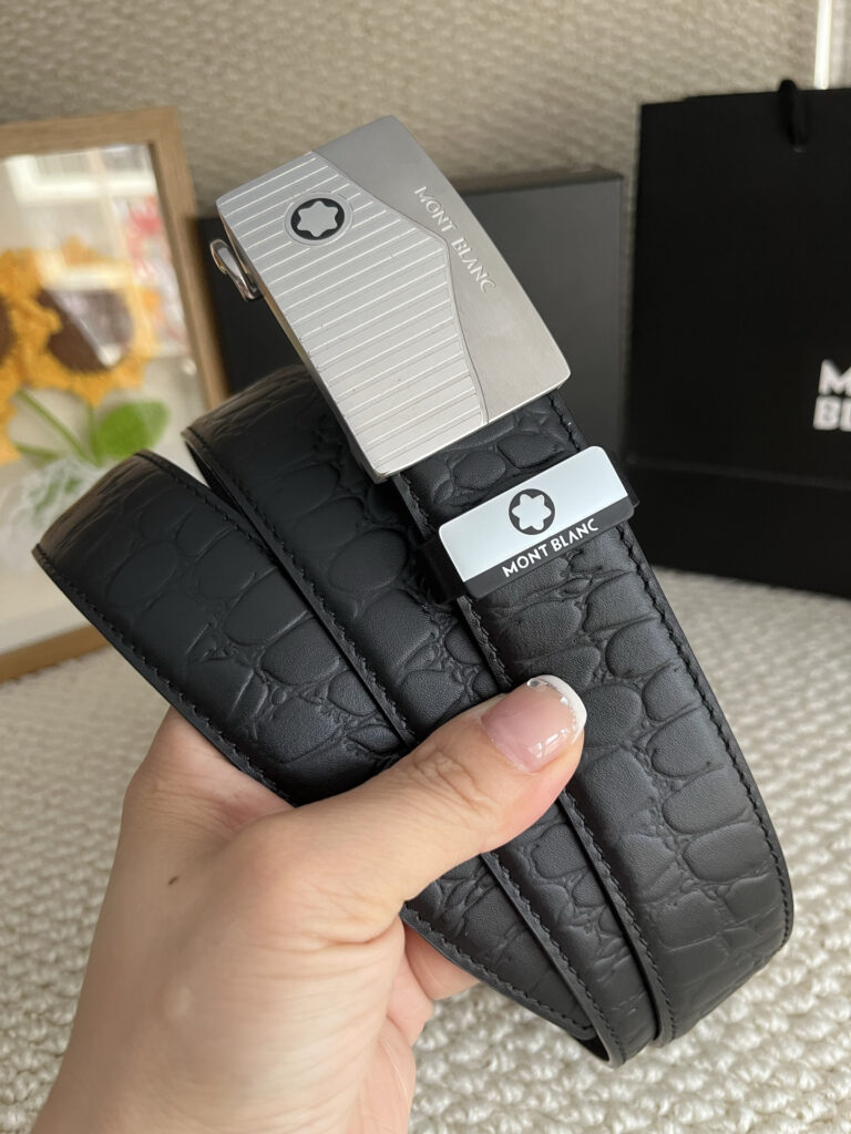 【厳選在庫】Montblanc ビジネスマン正装ベルト「全長約 100cm」