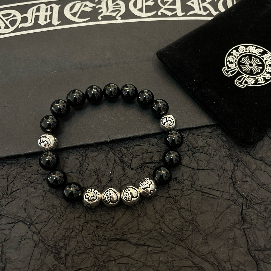 クロムハーツ「Chrome Hearts」ブレスレット - ヴィンテージ&ロックテイスト ペア用
