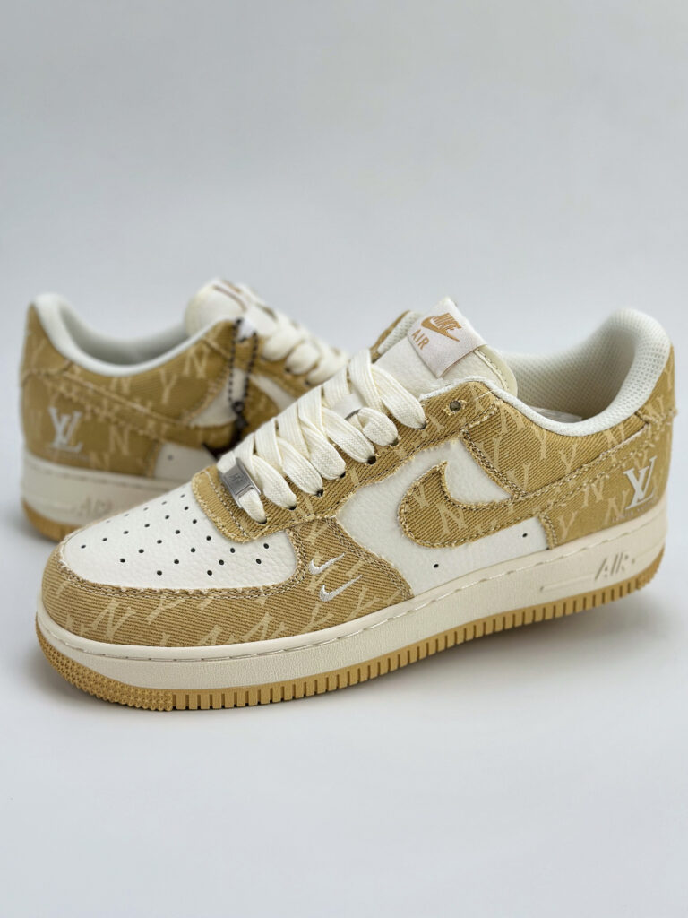 ルイ・ヴィトン x ナイキ Air Force 1 Low 限定クラシック ローカットコラボトレンドスニーカー「LV Nike」
