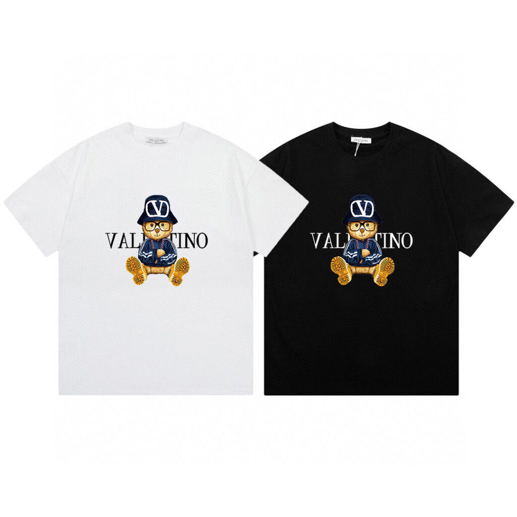 ヴァレンティノ Valentino STAR ロゴプリント ユニセックス ショートスリーブTシャツ