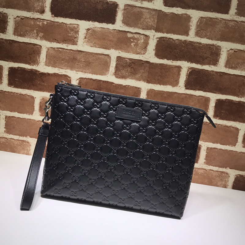 グッチ「Gucci」プレミアム ロック付き レザー ポシェット