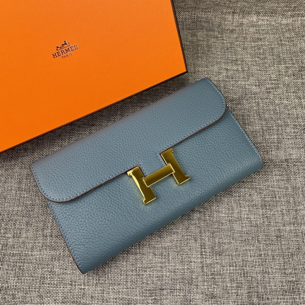 【新入荷】エルメス Constance H 金具レザー財布「名シリーズ定番ウォレット」