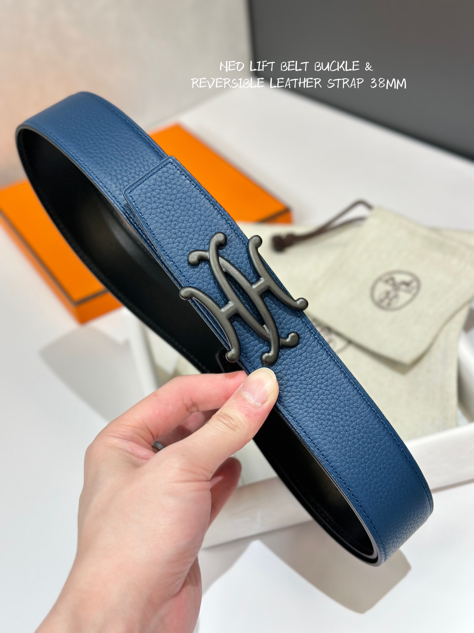 【限定入荷】Hermès フレンチ紳士ベルト「全長約 100cm」