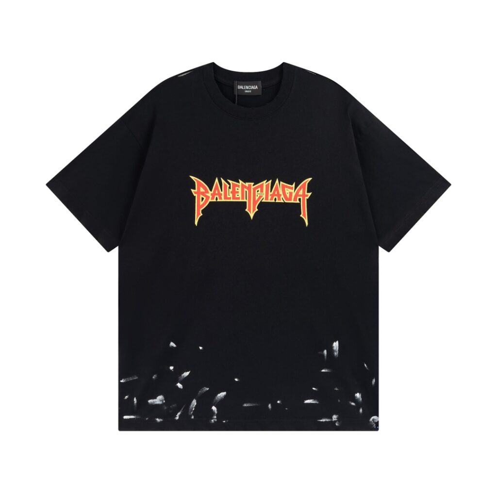 バレンシアガ Balenciaga ライトニングクラック プリントTシャツ