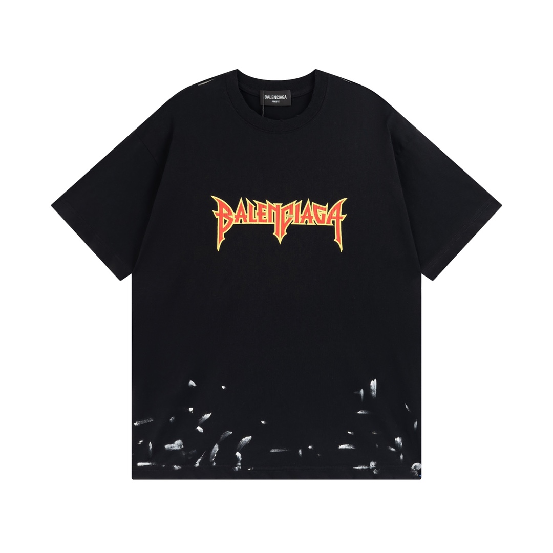 バレンシアガ Balenciaga ライトニングクラック プリントTシャツ