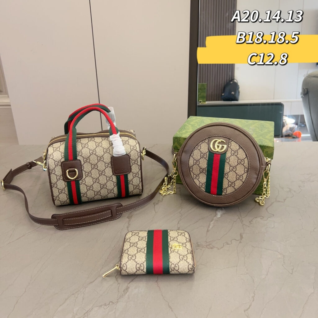 「グッチ」GUCCI GG スプリーム オフィディア ライン ミニボストンバッグ+サークルショルダーバッグ+コインケース 3 点セット 限定セール