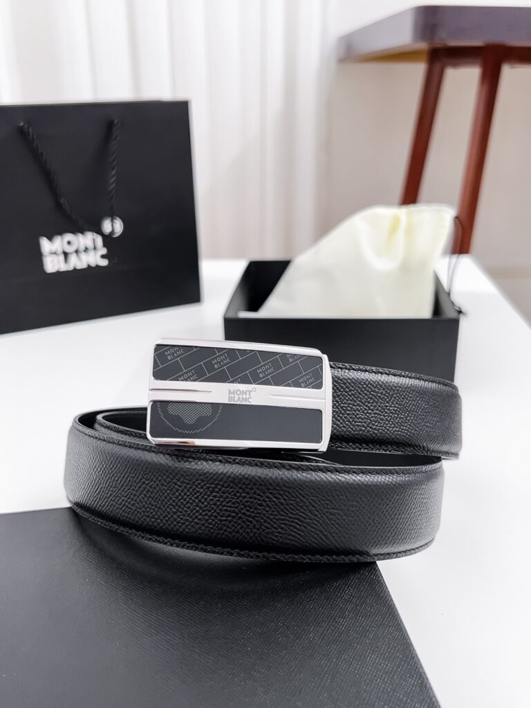 【厳選在庫】Montblanc ビジネスマン正装ベルト「全長約 100cm」