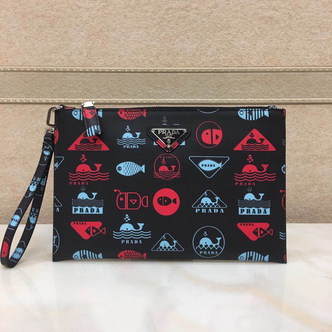 プラダ「Prada」2025春夏 リミテッドコレクション レザーポシェット ハンドバッグ