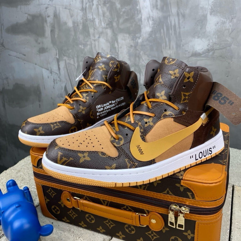 ルイ・ヴィトン x ナイキ Air Jordan 1 High スニーカー「LV Nike」
