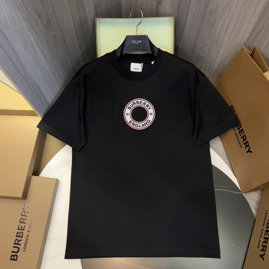 バーバリー Burberry サークルロゴ エンブロイダリー Tシャツ