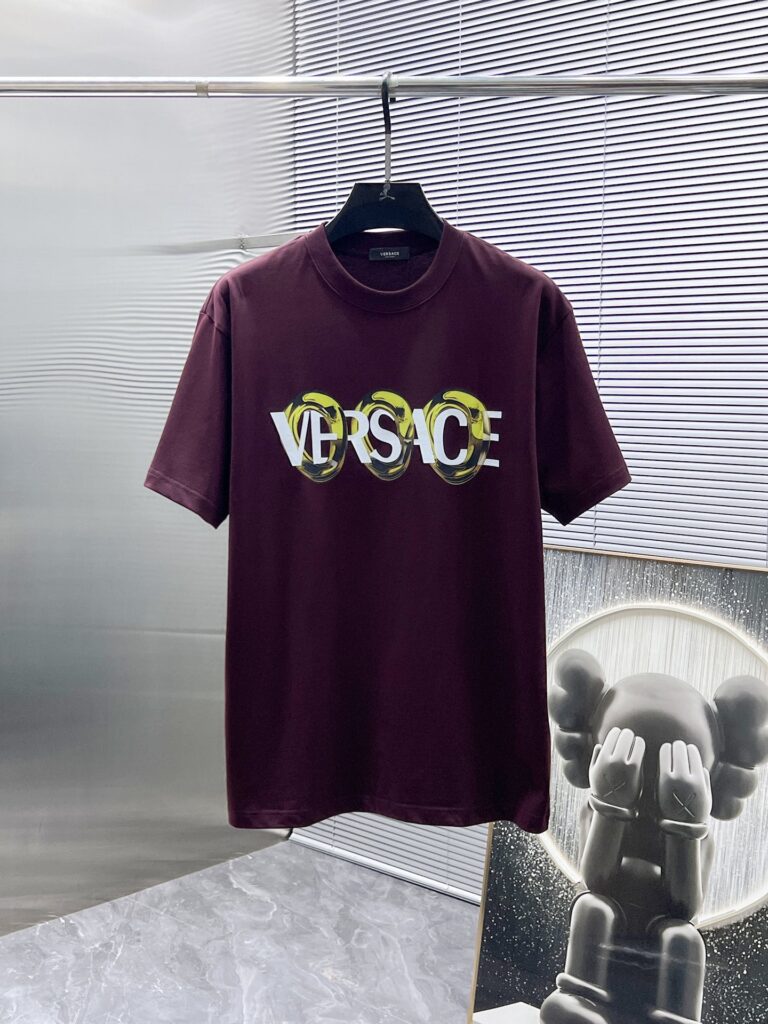 ヴェルサーチ Versace リラックスフィット クルーネックTシャツ